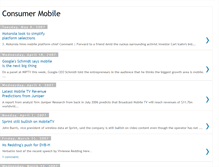 Tablet Screenshot of consumermobile.blogspot.com