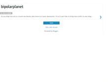 Tablet Screenshot of bipolarplanet.blogspot.com