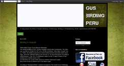 Desktop Screenshot of birdinginperu.blogspot.com