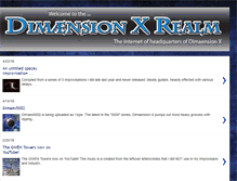 Tablet Screenshot of dimaensionxblog.blogspot.com