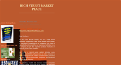 Desktop Screenshot of highstreetmarketplace.blogspot.com