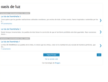 Tablet Screenshot of oasis-de-luz.blogspot.com