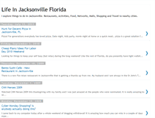 Tablet Screenshot of life-in-jacksonville-florida.blogspot.com