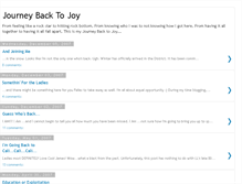 Tablet Screenshot of journey2joy.blogspot.com