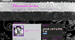 Desktop Screenshot of decorandojuntas.blogspot.com