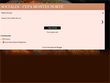 Tablet Screenshot of cepamontesnorte-sociales.blogspot.com