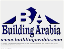 Tablet Screenshot of buildingarabia.blogspot.com