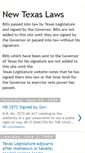 Mobile Screenshot of newtexaslaws.blogspot.com