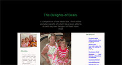 Desktop Screenshot of delightsofdeals.blogspot.com