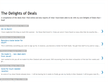 Tablet Screenshot of delightsofdeals.blogspot.com
