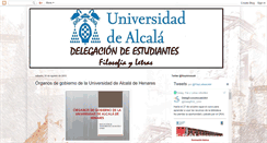 Desktop Screenshot of estudiantes-filosofiayletras.blogspot.com