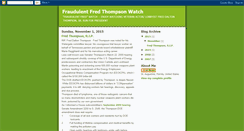 Desktop Screenshot of fredthompsonwatch.blogspot.com