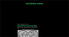 Desktop Screenshot of my-coloring-pages.blogspot.com