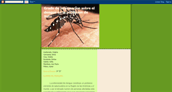 Desktop Screenshot of enfermedad-dengue.blogspot.com