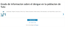 Tablet Screenshot of enfermedad-dengue.blogspot.com