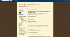 Desktop Screenshot of centrodeestudiantesciegos.blogspot.com