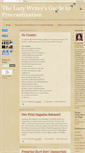 Mobile Screenshot of lazywritersguidetoprocrastination.blogspot.com