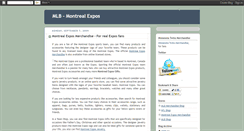 Desktop Screenshot of mlb-montrealexpos.blogspot.com