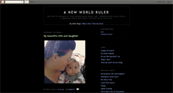 Desktop Screenshot of newworldruler.blogspot.com