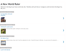 Tablet Screenshot of newworldruler.blogspot.com