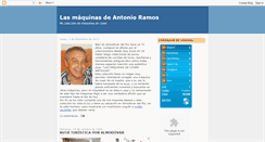 Desktop Screenshot of lasmaquinasdeantonioramos.blogspot.com
