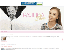 Tablet Screenshot of paulinashow.blogspot.com