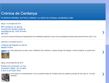 Tablet Screenshot of cronicadecerdanya.blogspot.com