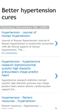 Mobile Screenshot of better-hypertension-cures.blogspot.com
