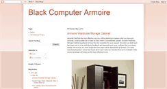 Desktop Screenshot of blackcomputerarmoire.blogspot.com