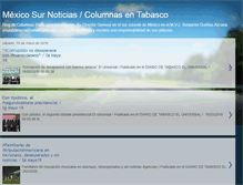 Tablet Screenshot of columnastabasco.blogspot.com