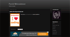 Desktop Screenshot of faridmovsumov.blogspot.com