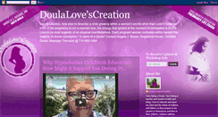 Desktop Screenshot of doulalovescreation.blogspot.com