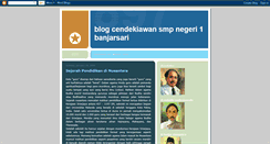 Desktop Screenshot of blog-cendekiawan.blogspot.com