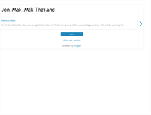 Tablet Screenshot of jonmakmakthailand.blogspot.com