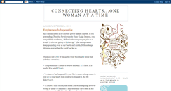 Desktop Screenshot of connectinghearts---onewomanatatime.blogspot.com