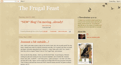 Desktop Screenshot of frugalfeast.blogspot.com