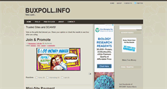 Desktop Screenshot of buxpoll.blogspot.com