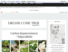 Tablet Screenshot of decodreamscometrue.blogspot.com