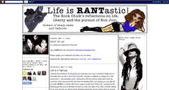 Desktop Screenshot of lifeisrantastic.blogspot.com