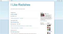 Desktop Screenshot of iloveradishes.blogspot.com