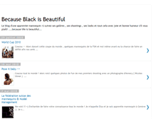 Tablet Screenshot of becauseblackisbeautiful.blogspot.com