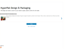 Tablet Screenshot of hyper-design-packaging.blogspot.com