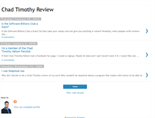 Tablet Screenshot of chadtimothyreview.blogspot.com