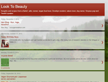 Tablet Screenshot of look2beauty.blogspot.com