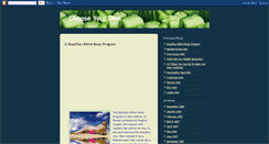 Desktop Screenshot of choosediet.blogspot.com