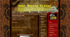 Desktop Screenshot of omahwayangklaten.blogspot.com