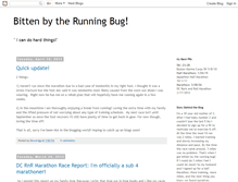 Tablet Screenshot of bittenbytherunningbug.blogspot.com