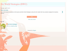 Tablet Screenshot of bizworldstrategieskenya.blogspot.com