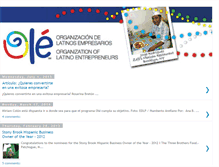 Tablet Screenshot of latinosempresarios.blogspot.com