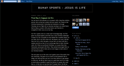 Desktop Screenshot of buhaysports.blogspot.com